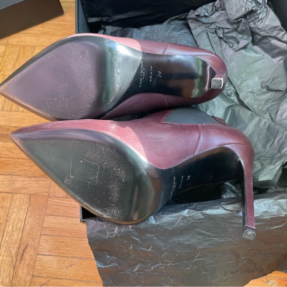 YSL Seta Calf Cordovan boots — size 39. - Picture 6 of 8